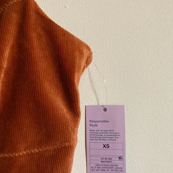 Wild Fable Velvet Seamed Dress - Picture 2 of 4